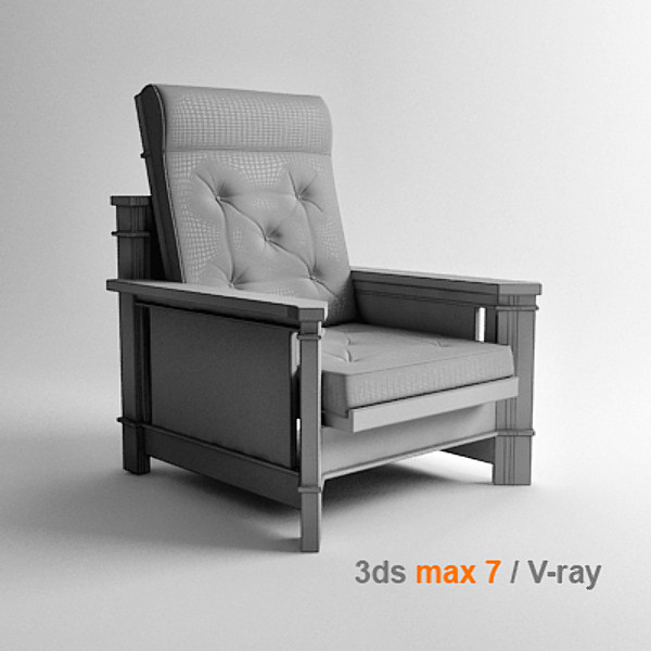 frank lloyd dana obj - Dana-Thomas Recliner by lajhar